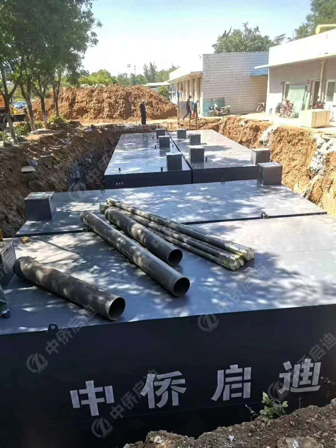 濟(jì)南明水眼科醫(yī)院一體化污水處理設(shè)備安裝現(xiàn)場(圖1)