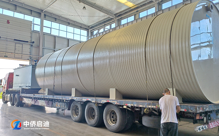 PP一體化污水處理設(shè)備安裝現(xiàn)場(chǎng)(圖3)